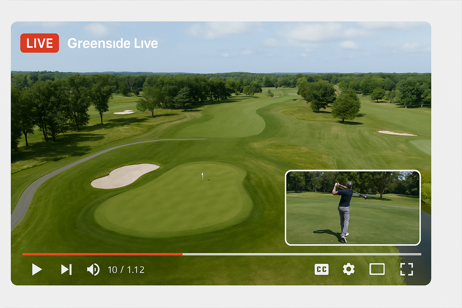 Golf course live stream